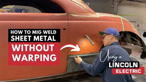 how to weld sheet metal without warping|mig welding sheet metal basics.